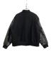 GAME sportswear (ゲームスポーツウェア) 袖レザースタジャン ブラック サイズ:XL：9000円