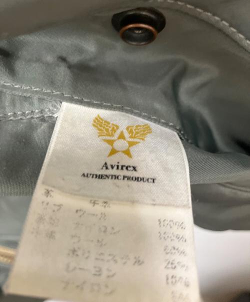 AVIREX（アヴィレックス）AVIREX (アヴィレックス) フライトジャケット グリーン サイズ:Lの古着・服飾アイテム