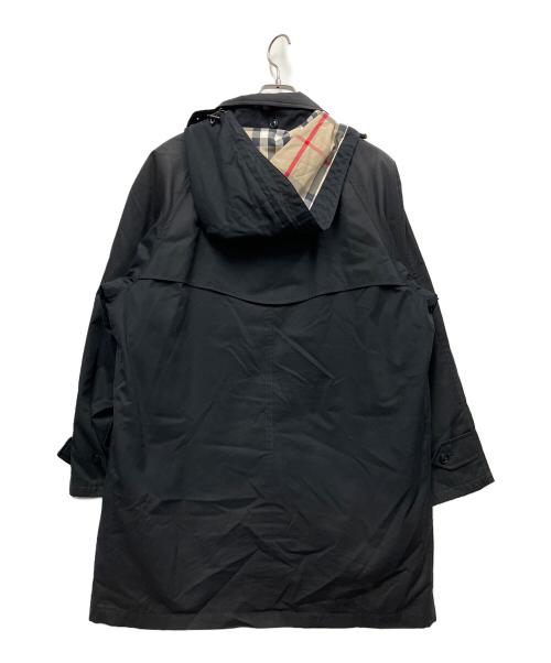BURBERRY LONDON（バーバリーロンドン）BURBERRY LONDON (バーバリーロンドン) 中綿ライナー付フーデットコート ブラック サイズ:Lの古着・服飾アイテム