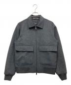 theoryセオリー）の古着「ウールカシミヤリブブルゾン」｜グレー