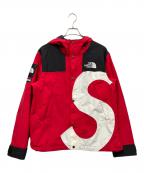 THE NORTH FACE×SUPREMEザ ノース フェイス×シュプリーム）の古着「S Logo Mountain Jacket」｜レッド・ホワイト