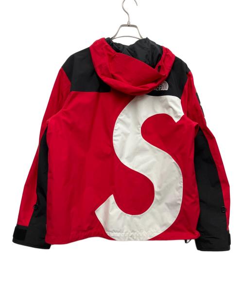 THE NORTH FACE（ザ ノース フェイス）THE NORTH FACE (ザ ノース フェイス) Supreme (シュプリーム) S Logo Mountain Jacket レッド・ホワイト サイズ:Sの古着・服飾アイテム