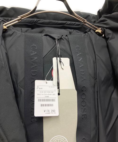 CANADA GOOSE（カナダグース）CANADA GOOSE (カナダグース) マクミラン パーカ ブラックレーベル ブラック サイズ:XSの古着・服飾アイテム
