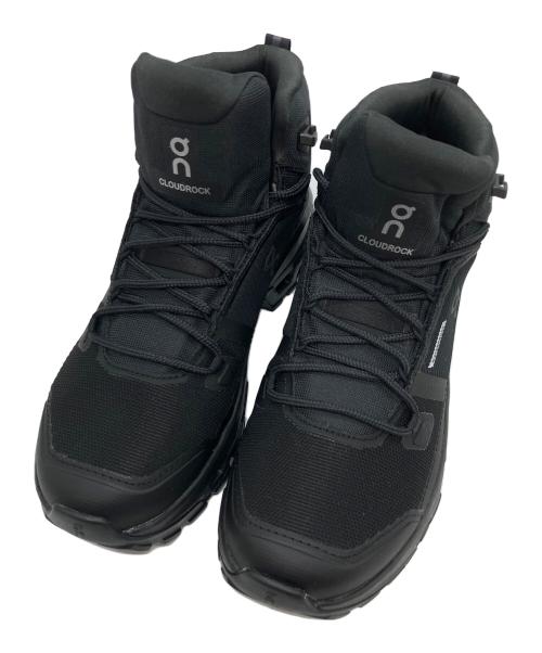 on（オン）On (オン) CLOUDROCK MID WATERPROOF (クラウドロック ミッド ウォータープルーフ) ブラック サイズ:26の古着・服飾アイテム