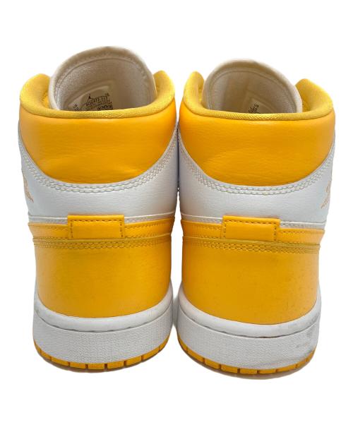 NIKE（ナイキ）NIKE (ナイキ) ハイカットスニーカー イエロー×ホワイト サイズ:27の古着・服飾アイテム