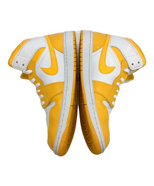 NIKE（ナイキ）NIKE (ナイキ) ハイカットスニーカー イエロー×ホワイト サイズ:27の古着・服飾アイテム