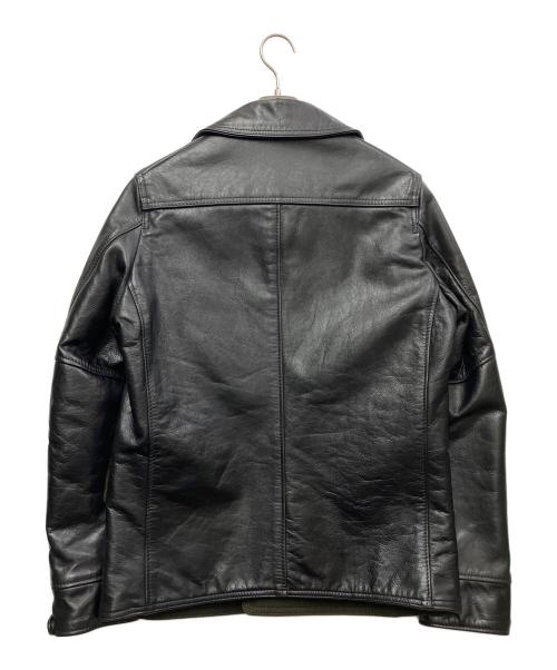 AVIREX（アヴィレックス）AVIREX (アヴィレックス) レザースイッチヤードコート ブラック サイズ:mの古着・服飾アイテム