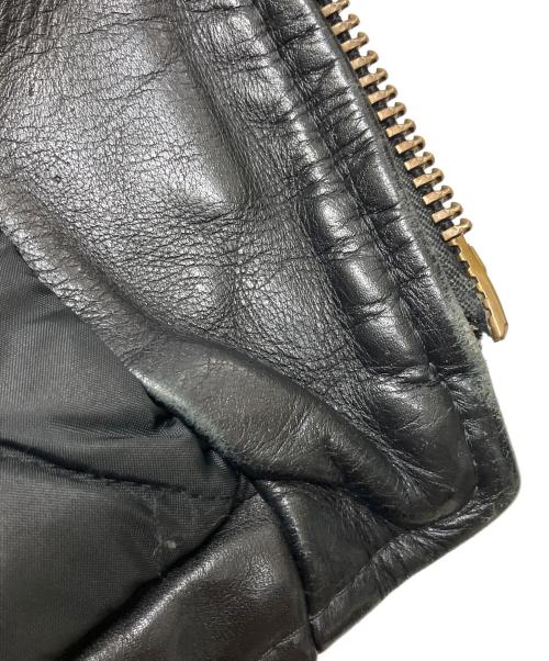 VANSON（バンソン）VANSON (バンソン) レザーライダースジャケット ブラック サイズ:Ｓの古着・服飾アイテム