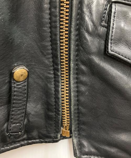 VANSON（バンソン）VANSON (バンソン) レザーライダースジャケット ブラック サイズ:Ｓの古着・服飾アイテム