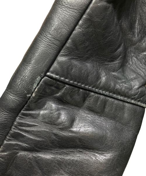 VANSON（バンソン）VANSON (バンソン) レザーライダースジャケット ブラック サイズ:Ｓの古着・服飾アイテム