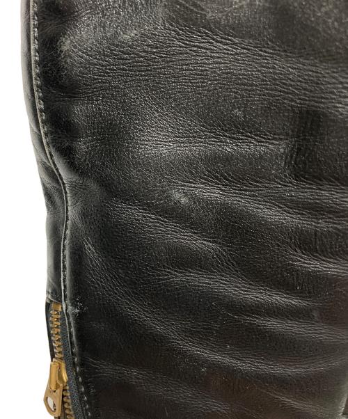 VANSON（バンソン）VANSON (バンソン) レザーライダースジャケット ブラック サイズ:Ｓの古着・服飾アイテム