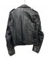 VANSON (バンソン) レザーライダースジャケット ブラック サイズ:Ｓ：35000円