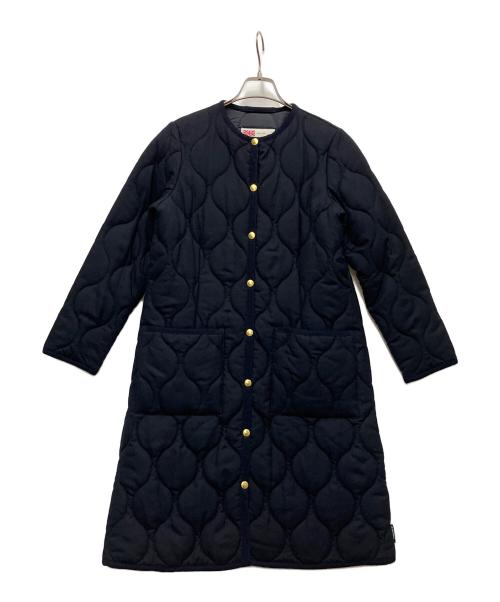 Traditional Weatherwear（トラディショナルウェザーウェア）Traditional Weatherwear (トラディショナルウェザーウェア) ARKLEY LONG キルティングロングコート ネイビー サイズ:32の古着・服飾アイテム