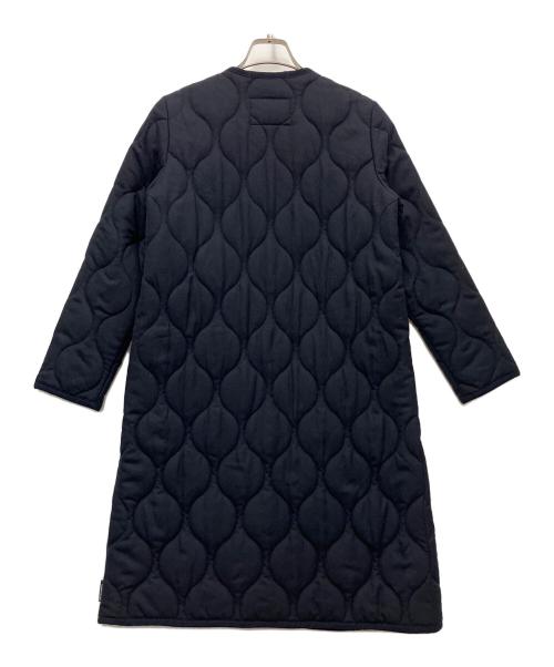 Traditional Weatherwear（トラディショナルウェザーウェア）Traditional Weatherwear (トラディショナルウェザーウェア) ARKLEY LONG キルティングロングコート ネイビー サイズ:32の古着・服飾アイテム