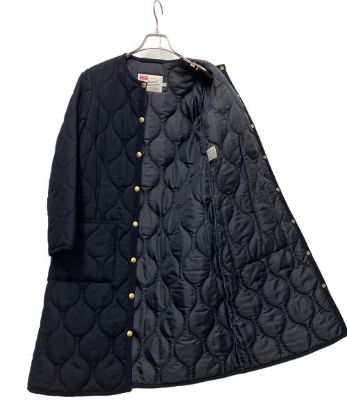 Traditional Weatherwear（トラディショナルウェザーウェア）Traditional Weatherwear (トラディショナルウェザーウェア) ARKLEY LONG キルティングロングコート ネイビー サイズ:32の古着・服飾アイテム