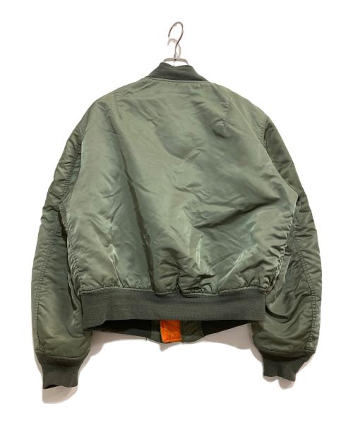 ALPHA INDUSTRIES（アルファインダストリーズ）ALPHA INDUSTRIES (アルファインダストリーズ) MA-1フライトジャケット オリーブ サイズ:Lの古着・服飾アイテム