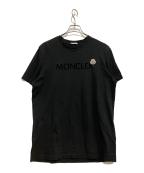 MONCLERモンクレール）の古着「半袖Tシャツ」｜ブラック