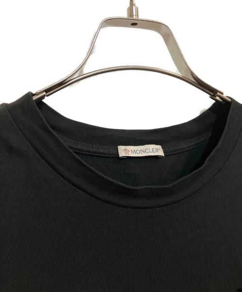 MONCLER（モンクレール）MONCLER (モンクレール) 半袖Tシャツ ブラック サイズ:Lの古着・服飾アイテム