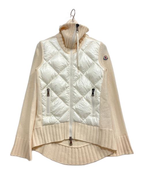 MONCLER（モンクレール）MONCLER (モンクレール) CARDIGAN TRICOT アイボリー サイズ:XSの古着・服飾アイテム