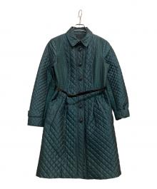 BURBERRY LONDON（バーバリーロンドン）の古着「キルティングコート」｜グリーン