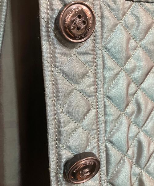 BURBERRY LONDON（バーバリーロンドン）BURBERRY LONDON (バーバリーロンドン) キルティングコート グリーン サイズ:38の古着・服飾アイテム