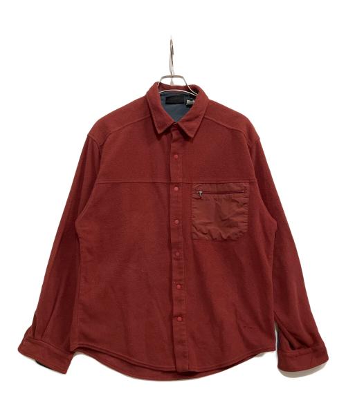 Patagonia（パタゴニア）Patagonia (パタゴニア) Micro D-Luxe Over Shirt レッド サイズ:Mの古着・服飾アイテム