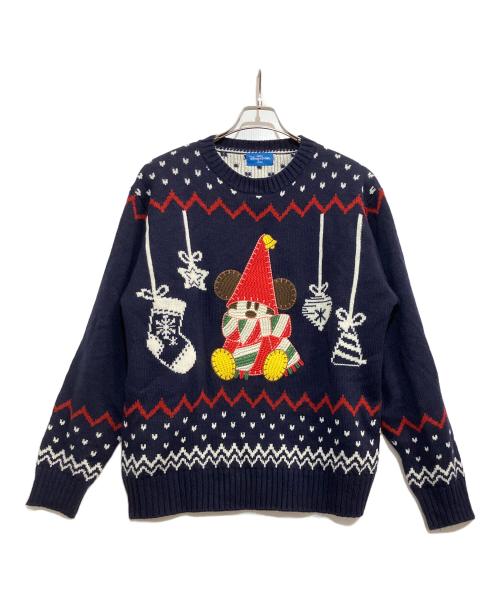 Disney RESORT（ディズニーリゾート）Disney RESORT (ディズニーリゾート) 厚手ニット ネイビー サイズ:Mの古着・服飾アイテム