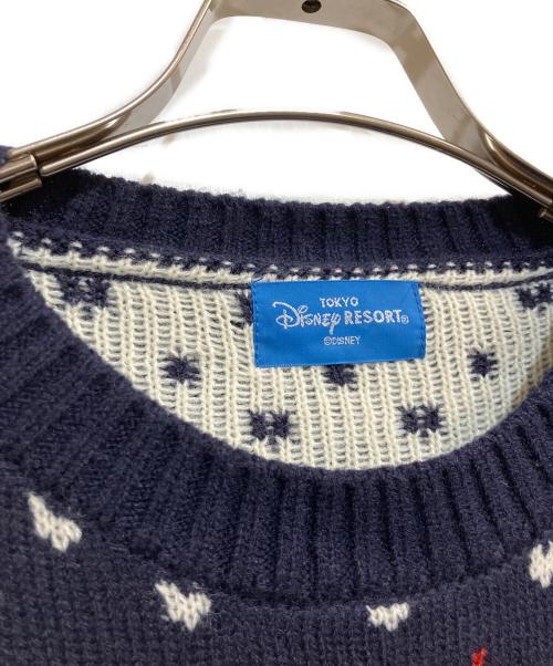 Disney RESORT（ディズニーリゾート）Disney RESORT (ディズニーリゾート) 厚手ニット ネイビー サイズ:Mの古着・服飾アイテム