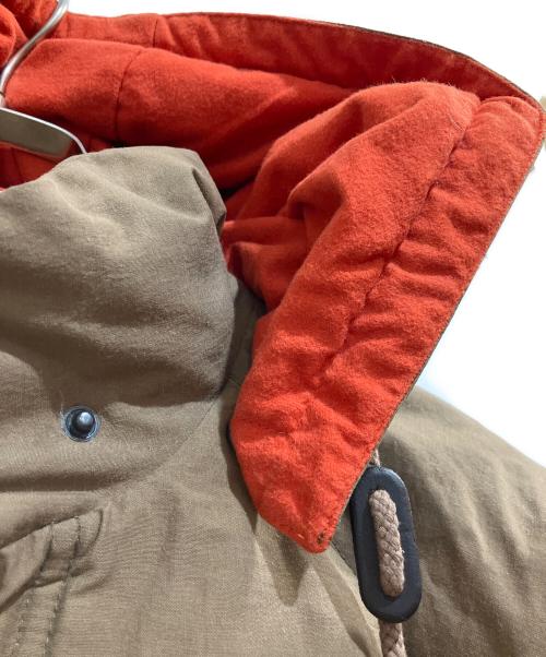 POLO RALPH LAUREN（ポロ・ラルフローレン）POLO RALPH LAUREN (ポロ・ラルフローレン) ダウンジャケット ベージュ×オレンジ サイズ:Lの古着・服飾アイテム