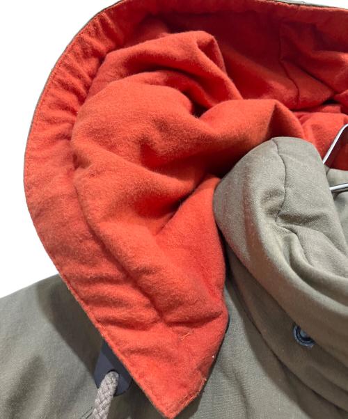 POLO RALPH LAUREN（ポロ・ラルフローレン）POLO RALPH LAUREN (ポロ・ラルフローレン) ダウンジャケット ベージュ×オレンジ サイズ:Lの古着・服飾アイテム