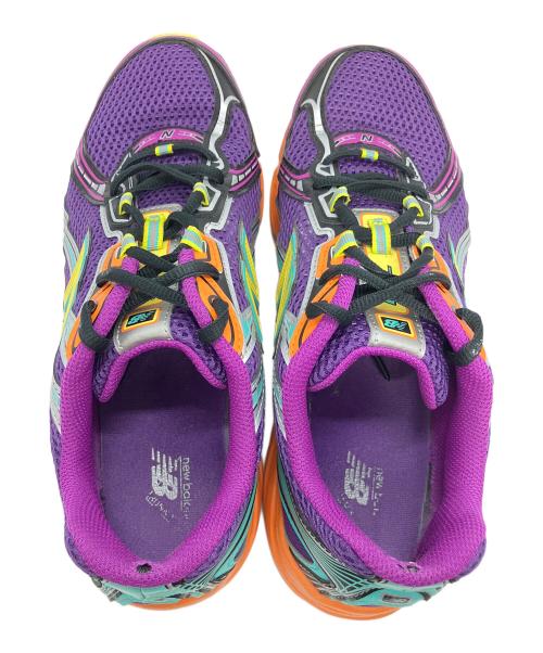 NEW BALANCE（ニューバランス）NEW BALANCE (ニューバランス) ローカットスニーカー パープル×オレンジ サイズ:27の古着・服飾アイテム