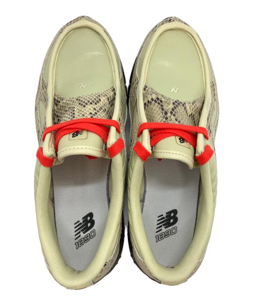 NEW BALANCE（ニューバランス）NEW BALANCE (ニューバランス) ローカットスニーカー ベージュ×ブラック サイズ:27.5の古着・服飾アイテム