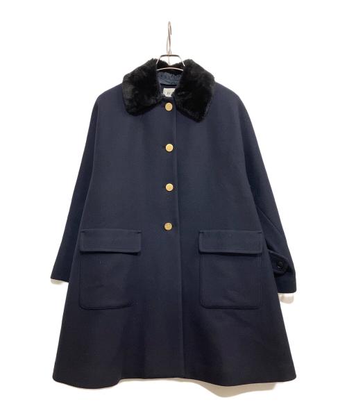 Adam et Rope（アダム エ ロペ）Adam et Rope (アダム エ ロペ) ウールコート ネイビー サイズ:Mの古着・服飾アイテム