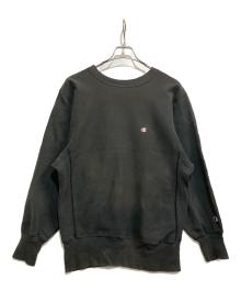 Champion REVERSE WEAVE（チャンピオン リバース ウィーブ）の古着「クルーネックスウェット」｜ブラック
