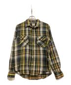 LEVI'S VINTAGE CLOTHINGリーバイス ビンテージ クロージング）の古着「ネルシャツ」｜イエロー