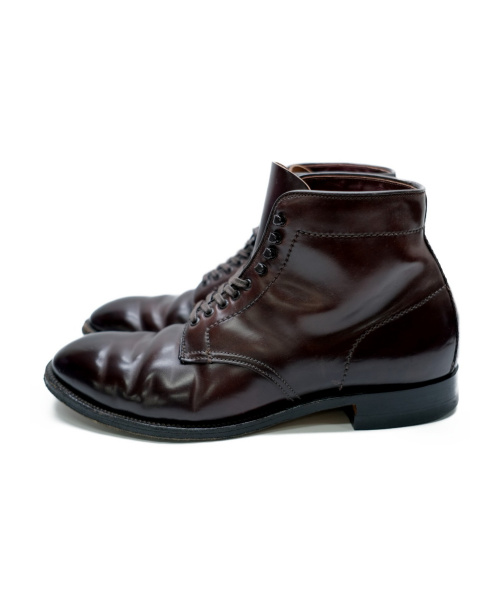 Alden（オールデン）ALDEN (オールデン) レースアップブーツ バーガンディー サイズ:9.5 MODIFIED 4561H コードバンの古着・服飾アイテム