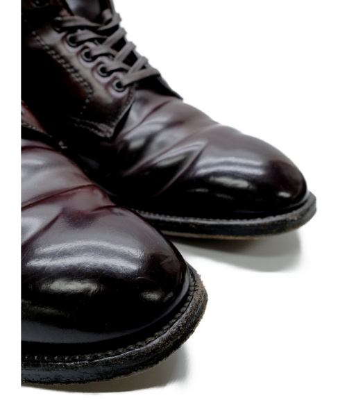 Alden（オールデン）ALDEN (オールデン) レースアップブーツ バーガンディー サイズ:9.5 MODIFIED 4561H コードバンの古着・服飾アイテム