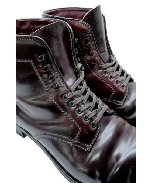 Alden（オールデン）ALDEN (オールデン) レースアップブーツ バーガンディー サイズ:9.5 MODIFIED 4561H コードバンの古着・服飾アイテム
