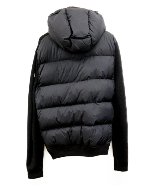 MONCLER（モンクレール）MONCLER (モンクレール) ジップアップダウンパーカー ブラック サイズ:XLの古着・服飾アイテム
