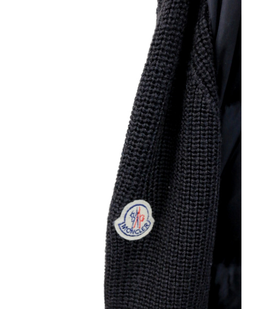 MONCLER（モンクレール）MONCLER (モンクレール) ジップアップダウンパーカー ブラック サイズ:XLの古着・服飾アイテム