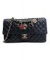 CHANEL（シャネル）の古着「バレンタイン限定シングルフラップマトラッセ」｜ブラック