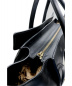 中古・古着 CELINE (セリーヌ) ハンドバッグ アイボリー×ブラック ラゲージミニショッパー 0162：79800円