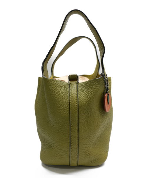 HERMES（エルメス）HERMES (エルメス) ミニバッグ グリーン サイズ:表記なし ピコタン トリヨンクレマンス C H1の古着・服飾アイテム