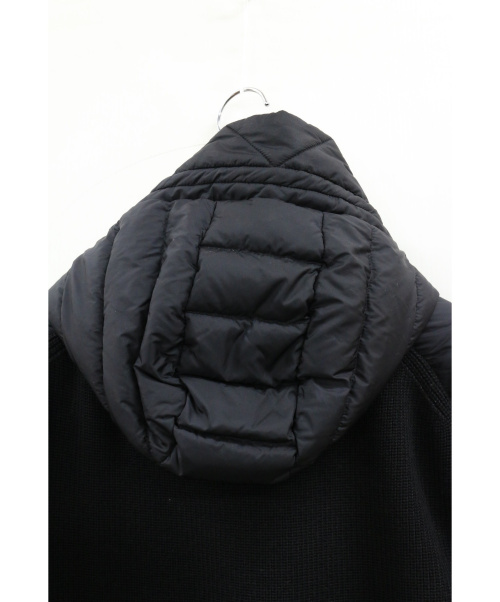 MONCLER（モンクレール）MONCLER (モンクレール) マグリオントリコットカーディガンダウンジャケット ブラック サイズ:XXXLの古着・服飾アイテム