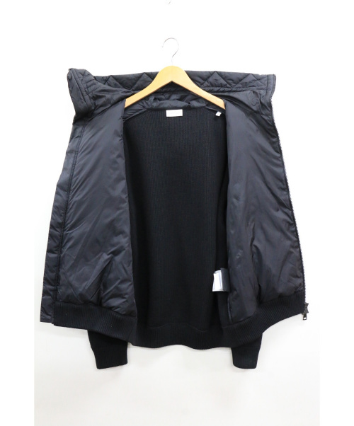MONCLER（モンクレール）MONCLER (モンクレール) マグリオントリコットカーディガンダウンジャケット ブラック サイズ:XXXLの古着・服飾アイテム