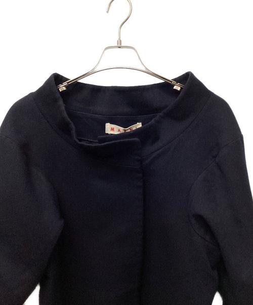 MARNI（マルニ）MARNI (マルニ) ウールコート ネイビー サイズ:38の古着・服飾アイテム