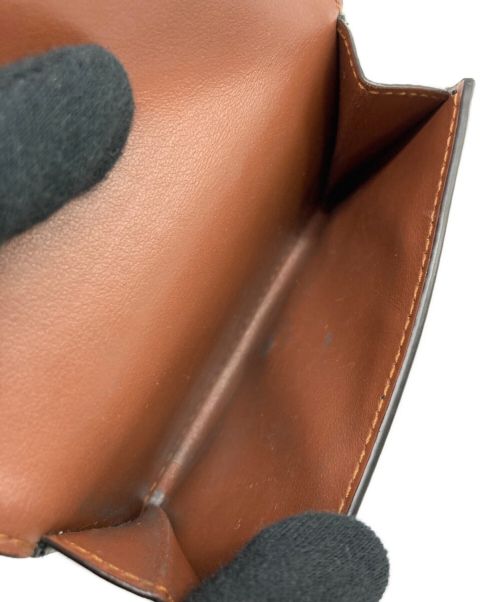 BURBERRY LONDON（バーバリーロンドン）BURBERRY LONDON (バーバリー ロンドン) 3つ折り財布 ベージュ×ブラックの古着・服飾アイテム