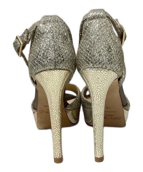 JIMMY CHOO（ジミーチュウ）JIMMY CHOO (ジミーチュウ) Kayden sandals ベージュ サイズ:34の古着・服飾アイテム