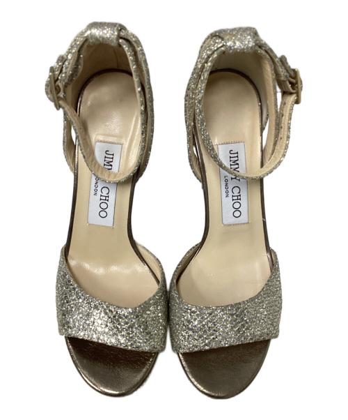 JIMMY CHOO（ジミーチュウ）JIMMY CHOO (ジミーチュウ) Kayden sandals ベージュ サイズ:34の古着・服飾アイテム