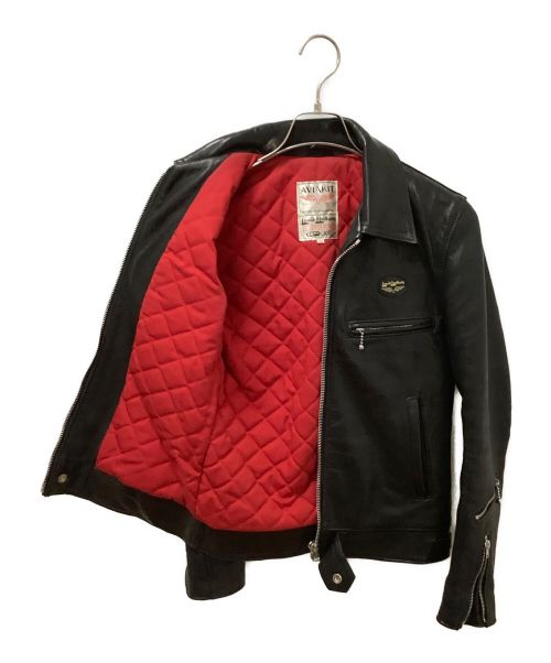 Lewis Leathers（ルイスレザース）Lewis Leathers (ルイスレザース) AVIAKIT (エイヴィアキット) シープスキンライダースジャケット ブラック サイズ:SIZE 34の古着・服飾アイテム